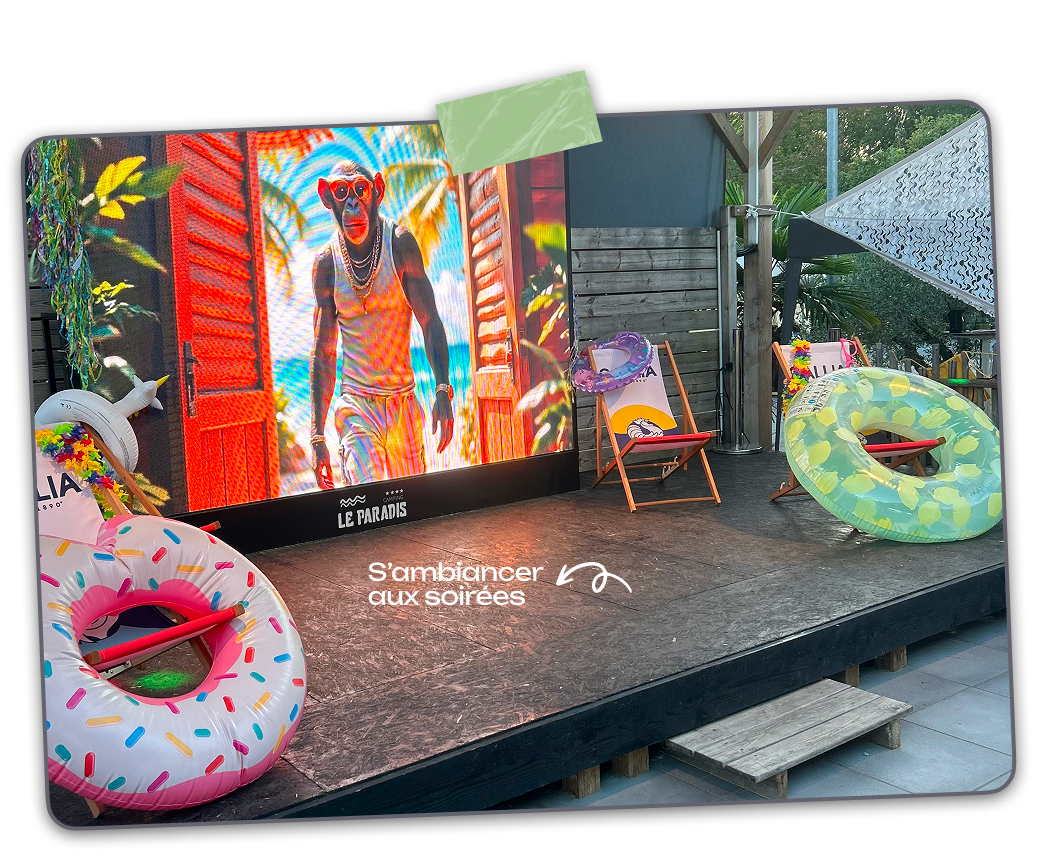 camping paradis medoc animatie