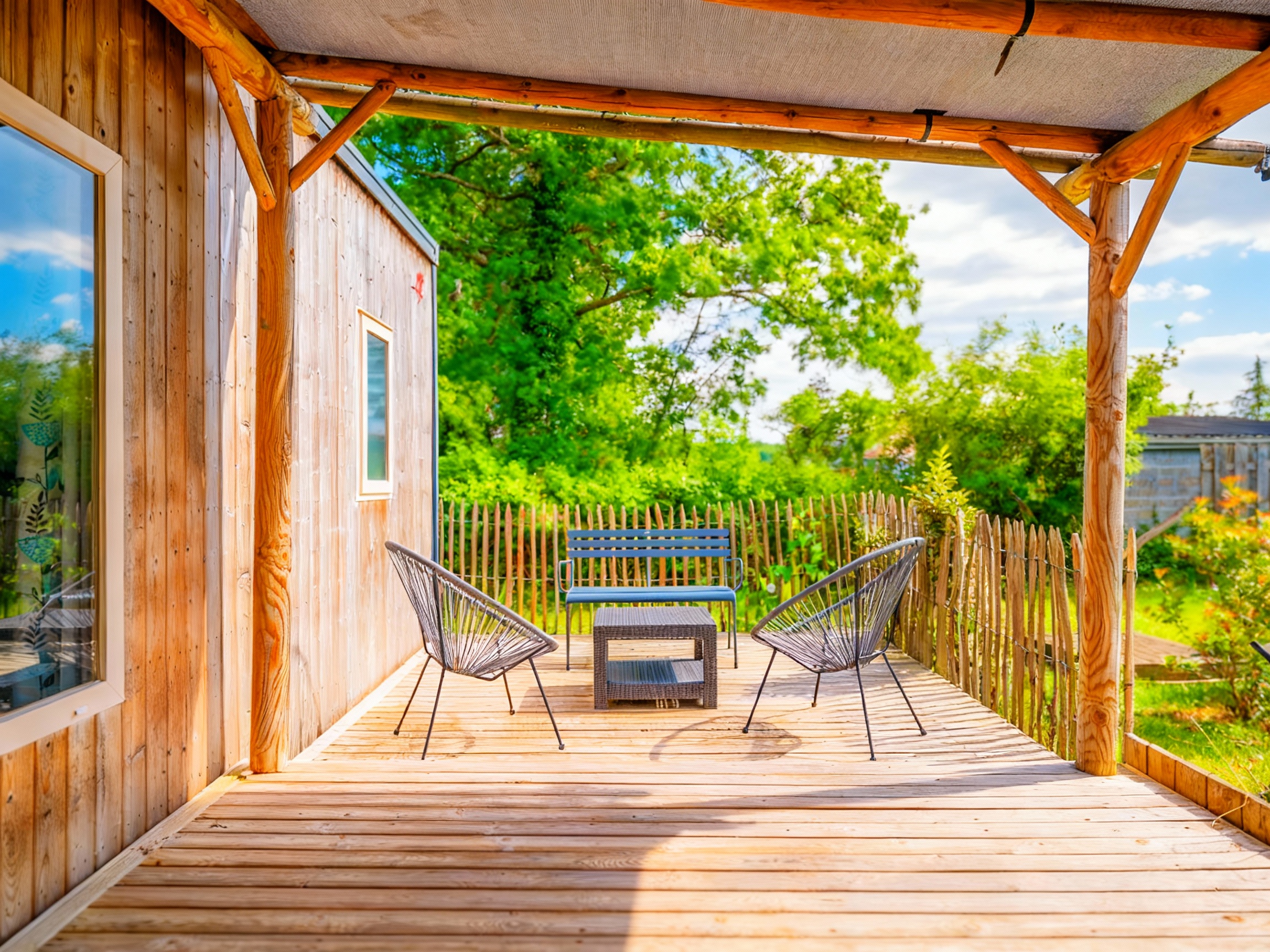 Camping Le Paradis terrasse mobil home