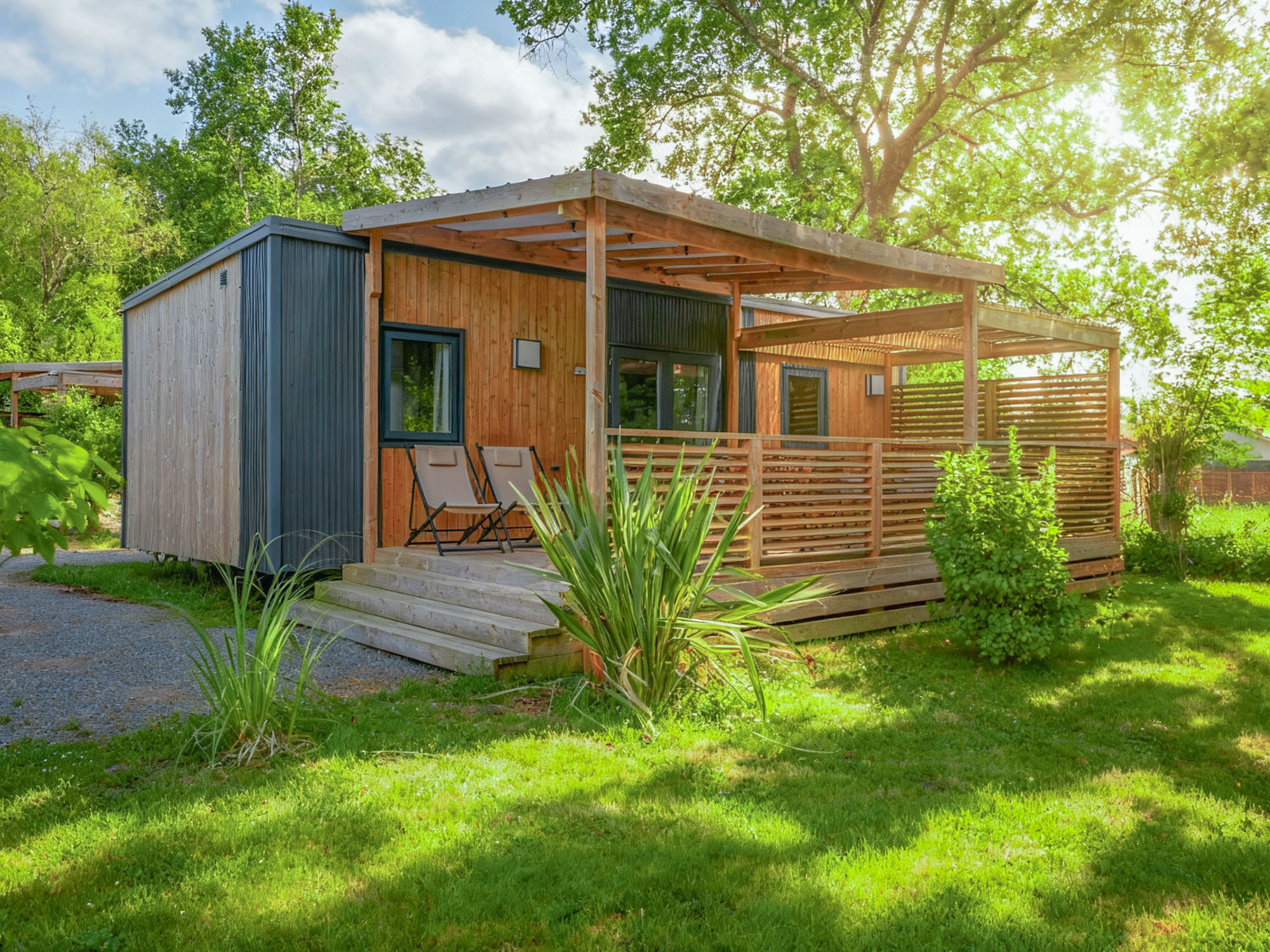 location de mobil home médoc plages