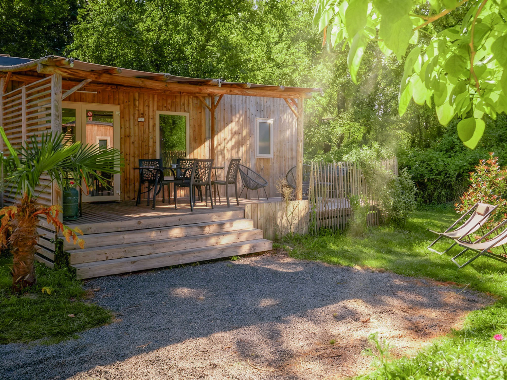 location mobil home camping paradis médoc